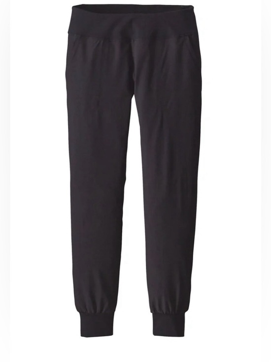 Patagonia Pants - Patagonia Black Worn Wear W's Happy Hike Studio Pants size medium